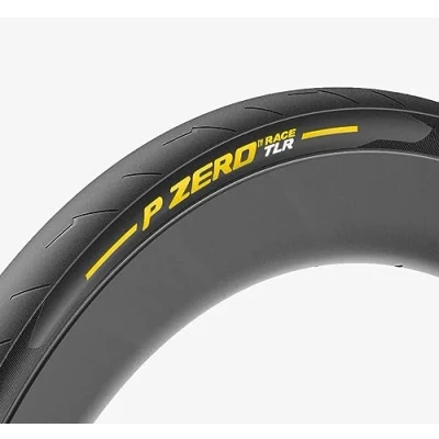 Image of Pirelli P Zero Race Folding Road Bike Tyre, Tubeless Ready TLR, 700 x 26c, Yellow