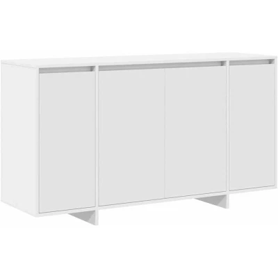 Image of vidaXL White Sideboard Wood 135 x 41 75 cm