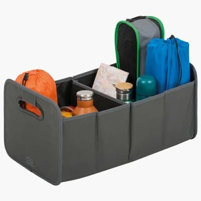 Image of Highlander Car Boot Organiser, Foldable Storage Box Versatile, Durable, and Eco Friendly Solution for a Neat Tidy