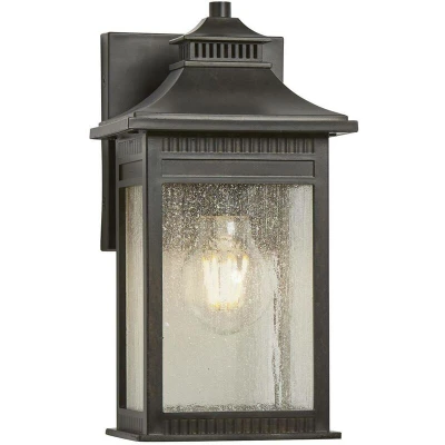 Image of Livingston 1 Light Small Coastal Wall Lantern Imperial Bronze Finish, E27
