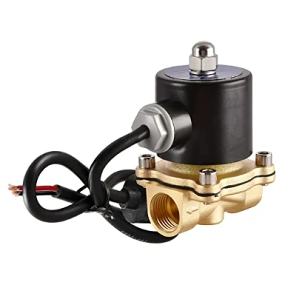 Image of Heschen Brass Electric Solenoid Valve 1/2 Inch DC 24V Direct Action Water Normally Closed Replacement