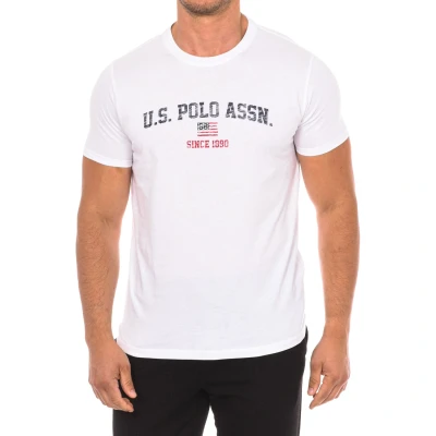 Image of U.S. POLO Mens Short sleeve t shirt 66893 man White Size 3XL