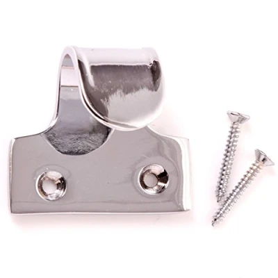 Image of 10x Polished Chrome Sash Window Lift Includes Screws