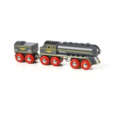Image of BRIO World Speedy Bullet Engine Train Toy For Kids Age 3 Years +