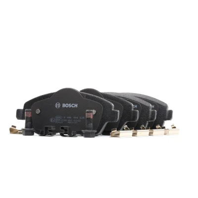 Image of 8290D117, E1390R010213002 Brake pad set BOSCH 0 986 494 625 VAUXHALL: Meriva Mk1, Tigra Mk2 TwinTop, OPEL: Corsa C Hatchback
