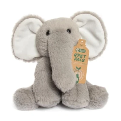 Image of Lesser &amp; Pavey Rpet Pals Ellie Sit Elephant Teddy For Kids Made Up of Recycled Bottles Stuffed Animal Soft Toys Ideal Birthday or Baby Gift