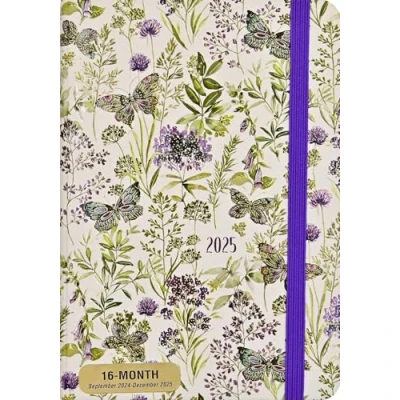 Image of 2025 Amethyst Butterflies Weekly Planner (16 months, Sept 2024 to Dec 2025)