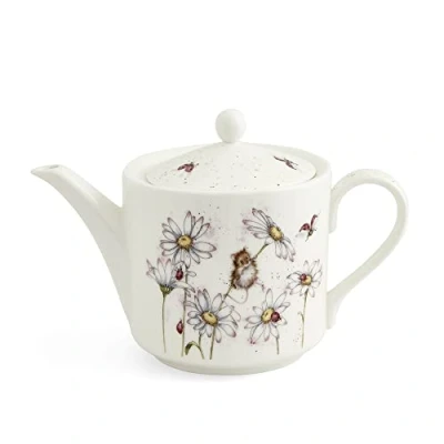 Image of Wrendale Designs &#039;Oops a Daisy&#039; Mouse 2 Pint Teapot