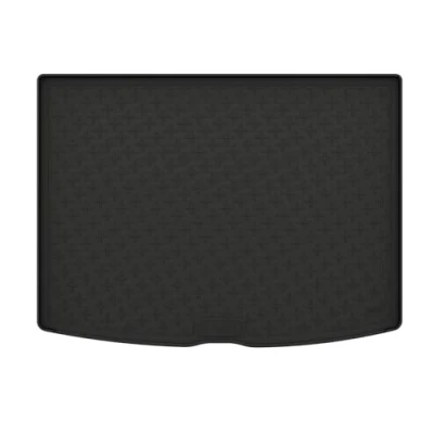 Image of TRAVALL Boot Liner for Mercedes EQA (2021 ) Premium Tailored Fit Car Floor Mat Waterproof CargoMat Black Rubber Guard Dog Friendly All Weather Protector Custom Accessory