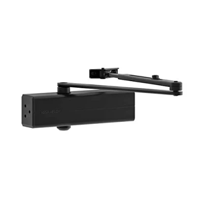 Image of Yale DC140 D9005 Closer Doors with Articulated Arm, Black/White