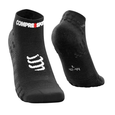 Image of COMPRESSPORT Mens Prsv3 Run Low Rl Calcetines De Carreras Profesionales, Black, 42 44 EU