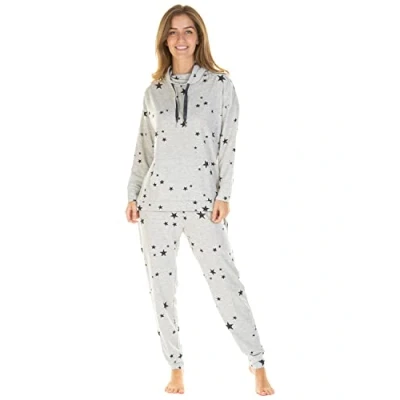 Image of Undercover Ladies Starry Days Pyjamas 57286 Grey M L