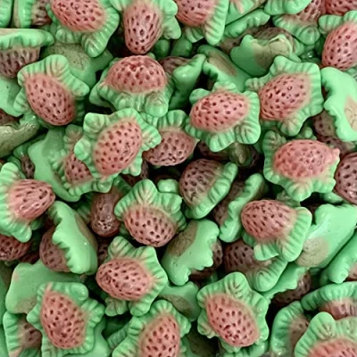 Image of Jelly Filled Strawberries 700g Re Sealable Pouch by The Gourmet Sweet Company