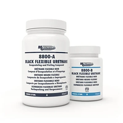 Image of 8800 Black Flexible Urethane, 2 Part Potting Compound, 375mL Kit