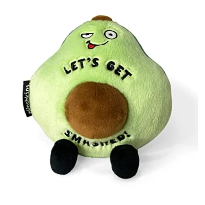 Image of Punchkins Let&#039;s Get Smashed! Adult Avocado Theme Plushie