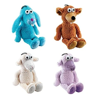Image of Gor Pets Hugs Soft Plush Squeaky Toy for Dogs Goofy Family 38 cm (Colors May Vary)