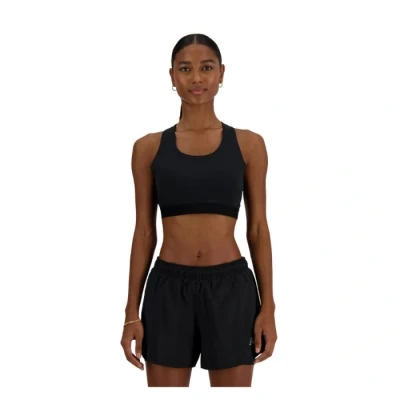 Image of New Balance Athletics Medium support Sleek sports BRA bra, Women&#039;s, Size: XL, Black