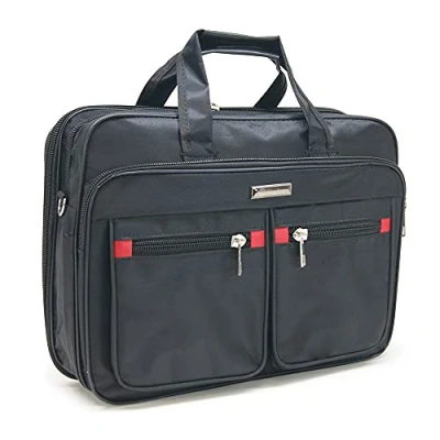 Image of Waytex Unisex_Adult 71010 Luggage Messenger Bag, Black, One Size