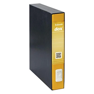Image of Rexel Esselte Dox 4 Class Box Lever Arch File, A4. Yellow