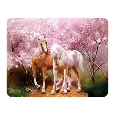 Image of 3D LiveLife Magnet Spring Love from Deluxebase. Lenticular Horse Fridge Magnet. Magnetic decor for kids and adults with artwork licensed renowned artist, Carol Cavalaris