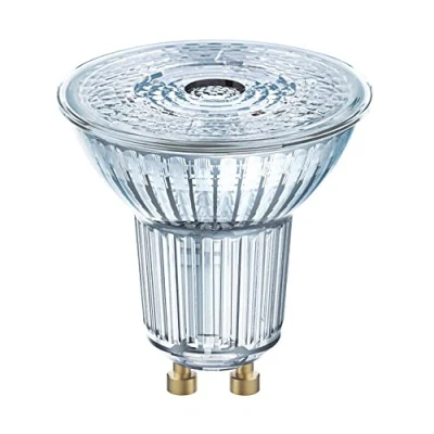 Image of Osram LED Reflector Bulbs with GU10 Socket, Energy Saving, Long Life 15,000 H, Beam Angle 36, Warm White, PAR16 80 60 6.9 W/2700 K