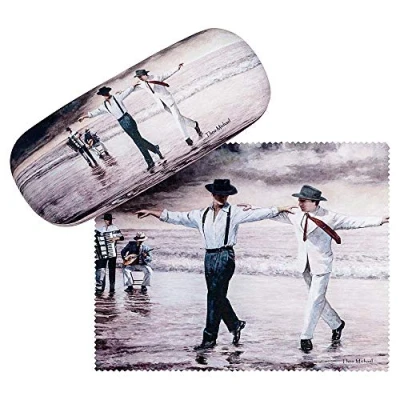 Image of VON LILIENFELD Glasses Case Theo Michael: Sirtaki Present Cleaning Cloth Spectacle Cases Lightweight Stable Art