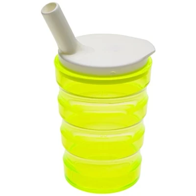 Image of PERFORMANCE HEALTH Sure Grip 200 ml Non Spill Yellow Cup with Small Lid Aperture