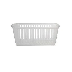 Image of NEW 10 x NATURAL CLEAR WHITEFURZE HANDY STORAGE BASKET 25 16 8 cm / 25CM