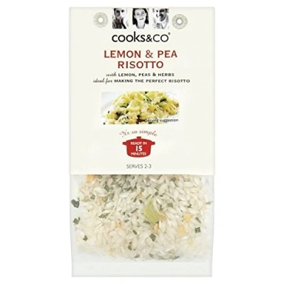 Image of Cooks &amp; Co Lemon Pea Risotto 190g Pack of 2