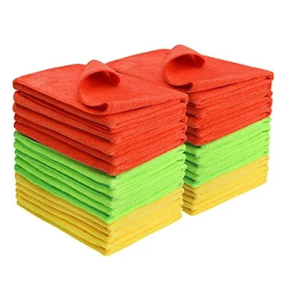 Image of WORKPRO Microfibre Cloth 30 Pack, Large Cleaning 40 x 36 cm, Perfect for Car Cleaning, polishing,dusting, Drying and Household