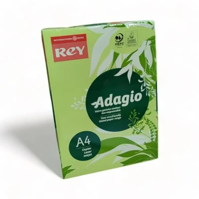 Image of Rey Adagio A4 80gsm (500 Sheets) Kiwi Paper for Laser, Copiers and Inkjet Printers 1 Ream