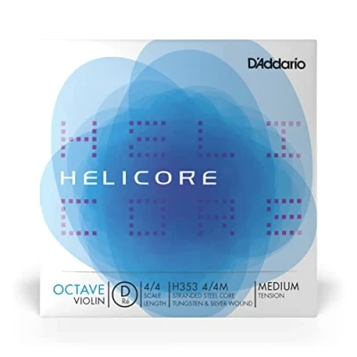 Image of D&#039;Addario H353 4/4M 4/4 Scale Medium Tension Helicore Octave Violin Single D String