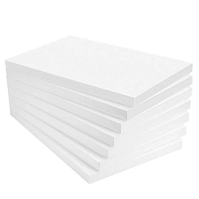 Image of Protective White Rigid EPS70 SDN Expanded Polystyrene (EPS) Insulation Void Fill Foam Sheets (20 Sheets, 1000 x 500 25mm)