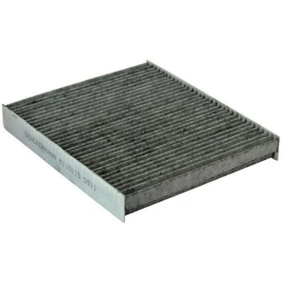 Image of 6Q0819653, 6Q0819653B, 6R0819653 Pollen Filter DENCKERMANN M110115 Activated Carbon 248mm 216mm 32mm VOLKSWAGEN: Polo V Hatchback