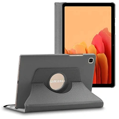 Image of ebestStar for Samsung Galaxy Tab A7 10.4 Case T505 (2022, 2020), Cover 360 Rotating Protection, PU Leather, Grey