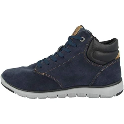 Image of Geox Men&#039;s J Xunday Boy Ankle Boots, Navy Black, 11 UK Child (29 EU)