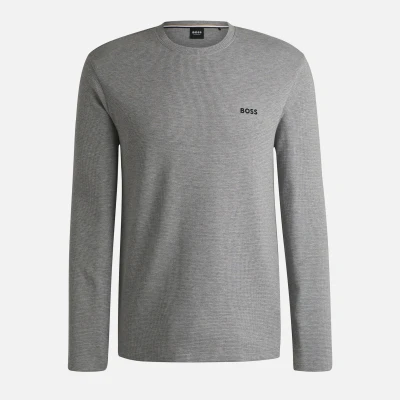 Image of BOSS Waffle Pyjama top, Men&#039;s, Size: Large, Grey three
