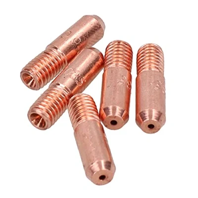 Image of 1.0mm Mini Contact Tips 5pk Hobby Welding Torch Welder MIG Gas M5 Thread