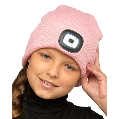 Image of Undercover Kids Beanie LED Light Hat GL949 Pink 10 13 Years
