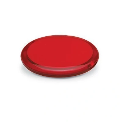 Image of eBuyGB Pack of 10 Ladies Handbag Cosmetic Double Sided Magnifying Compact Vanity Make Up Mirror (Red)