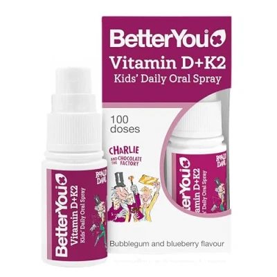 Image of BetterYou Vitamin D + K2 Kids Daily Oral Spray 15ml