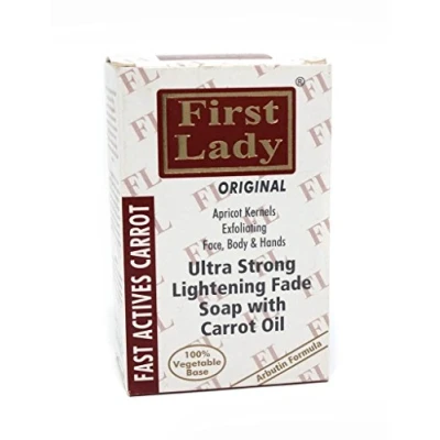 Image of First Lady Carrot Ultra Strong Skin Lightening Fade Soap 200g Exfoliating