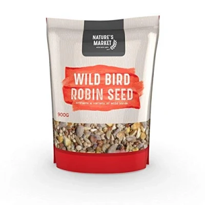 Image of Natures Market King Fisher Robin Feed Bag, 0.9 kg, Transparent