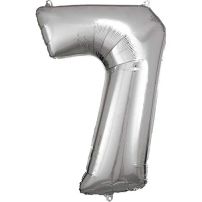 Image of Amscan 9906292 Rm S/Shape:7 Silver
