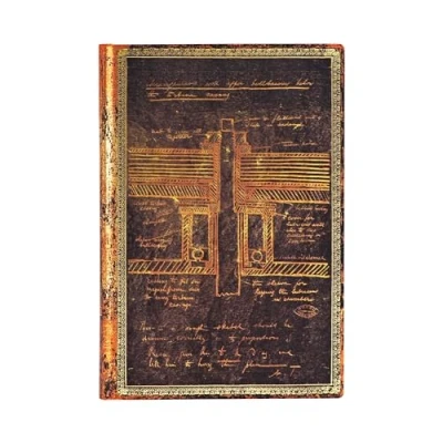 Image of Paperblanks Softcover Flexis Tesla, Sketch of a Turbine Unlined Mini (95 x 140 mm) (Embellished Manuscripts Collection)