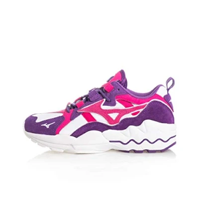 Image of Mizuno Sneakers Donna Wave RIDER1 S D1GA193267 (40.5 White Rose Violet)