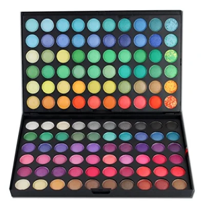 Image of FantasyDay Professional Eyeshadow Palette Xmas Makeup Contouring Kit #4 120 Colours Highly Pigmented Nudes Warm Natural Matte Shimmer Cosmetic Eye Shadows Pallet Powder