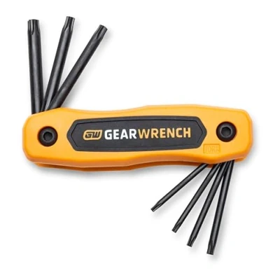Image of GearWrench 83507 Tamper Proof Torx Folding Hex Key Set, 8 Piece