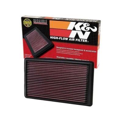 Image of K&amp;N Engine Air Filter: High Performance, Premium, Washable, Replacement Compatible with 1986 2008 SUBARU (Impreza, WRX, Forester, Legacy, Outback, Liberty, SVX, Loyale, Alcyone, RX), 33 2232