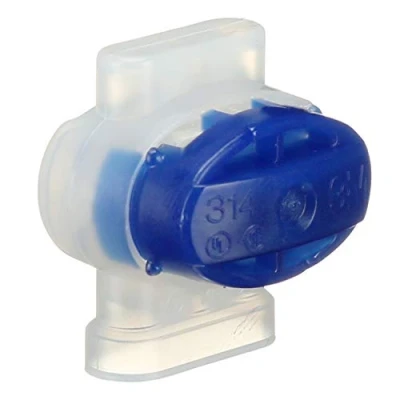 Image of 3 M Scotchlok 314 Moisture Protected Max 0.5 mm² up to 1.5 Wiring Connector Blue (Pack of 50)